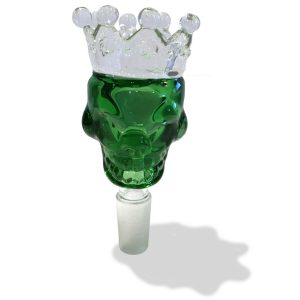 14mm Male Green Skull Crown Herb Holder